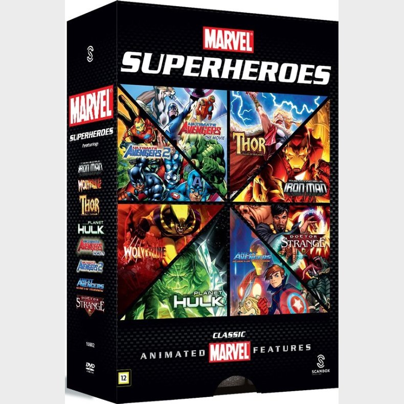 Marvel Animated Superheroes - Boks - DVD - Film
