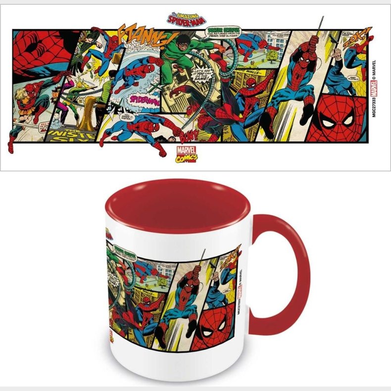 Marvel Comics (spider-man Panels) Coloured Inner Mug