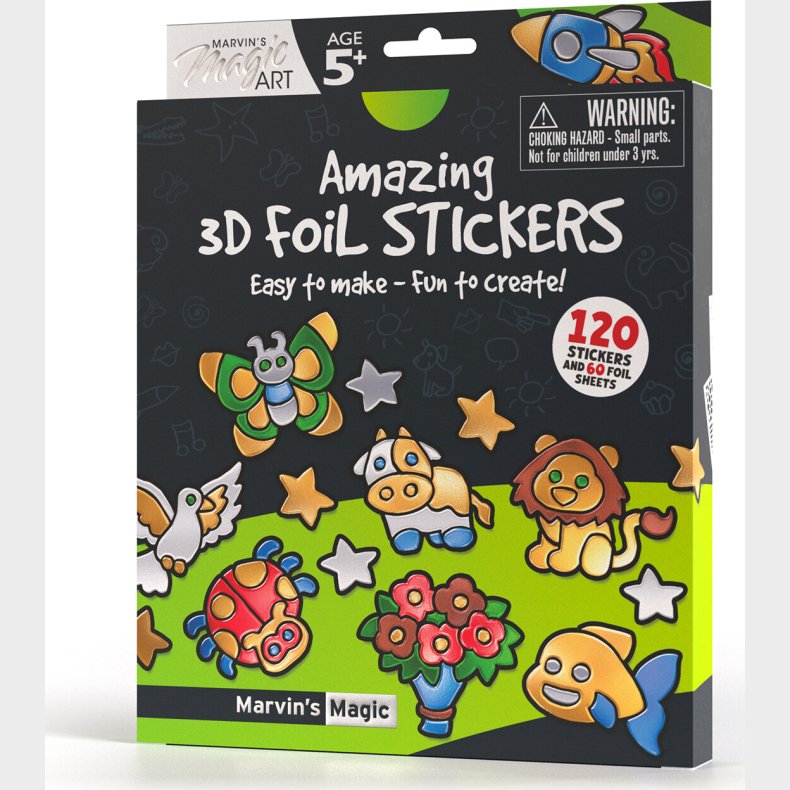 Marvins Magic - Amazing 3d Foil Stickers