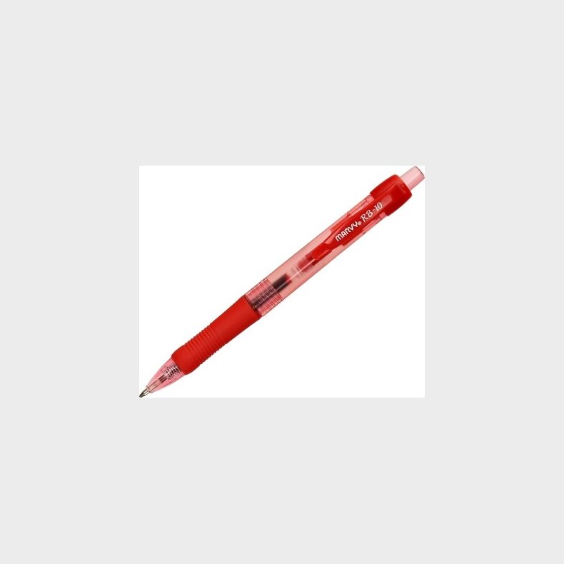 Kuglepen - Rd - 0,7 Mm - Marvy - Spree