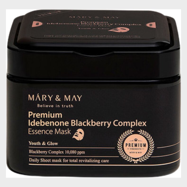 Mary&may - Idebenone Blackberry Complex Essence Mask