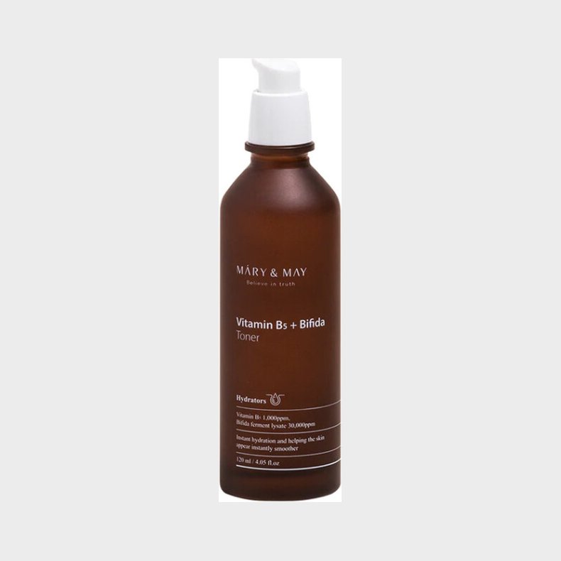 Mary&may - Vitamin B5 + Bifida Toner - 120 Ml