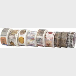 Masking Tape - L 3+5 M - B 15+25 Mm - 9 Ruller