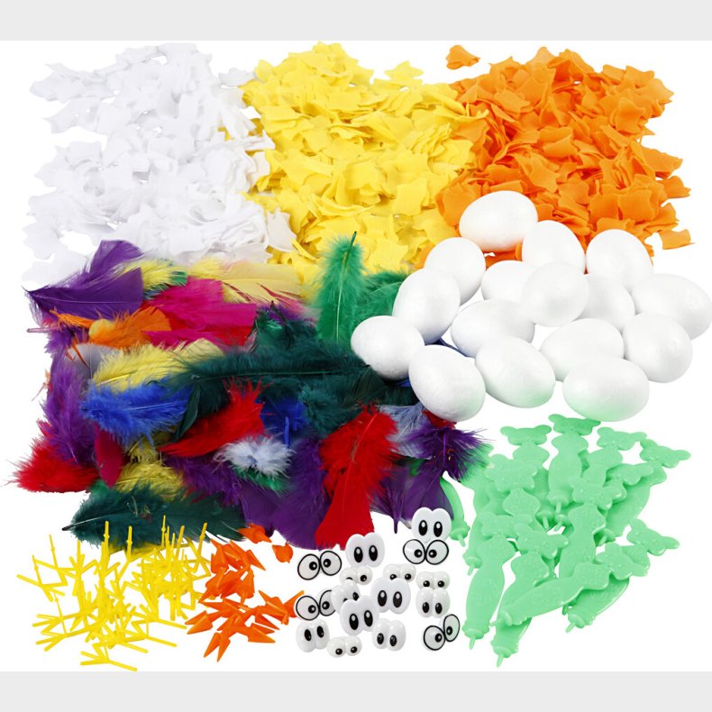 Materialest Til Kyllinger - H 6 Cm - 16 Stk.