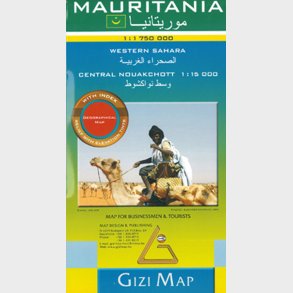 Gizi Map - Mauritania - English book