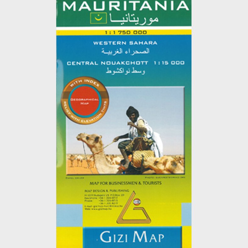 Gizi Map - Mauritania - English book