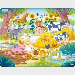 Maxi Puslespil Sde Dyr P Grden - 19 Brikker (36,5x28,5cm)