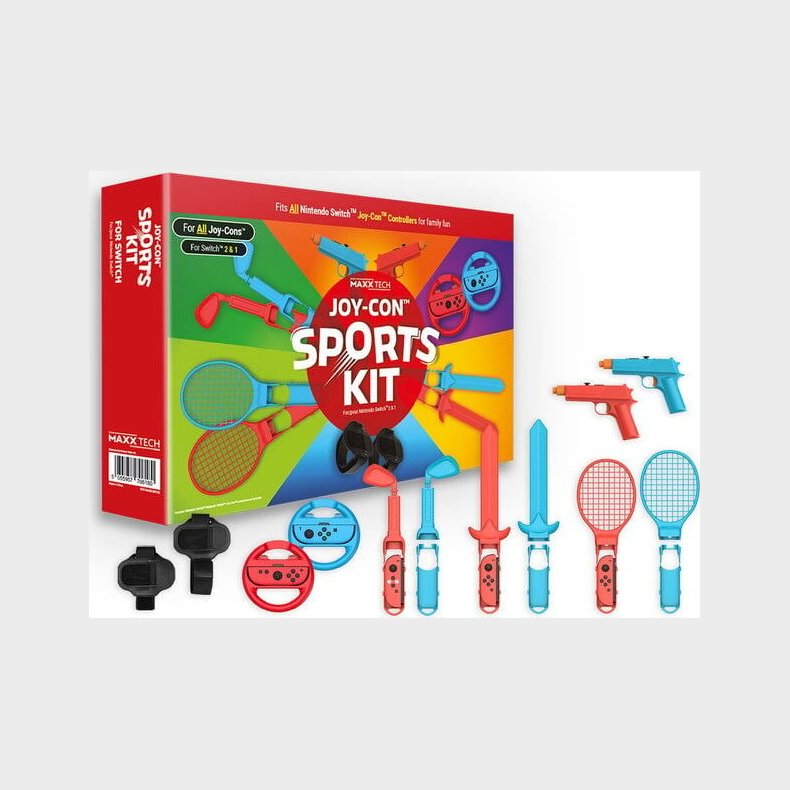 Maxx Tech - Joy-con Sports Kit For Nintendo Switch 2/1