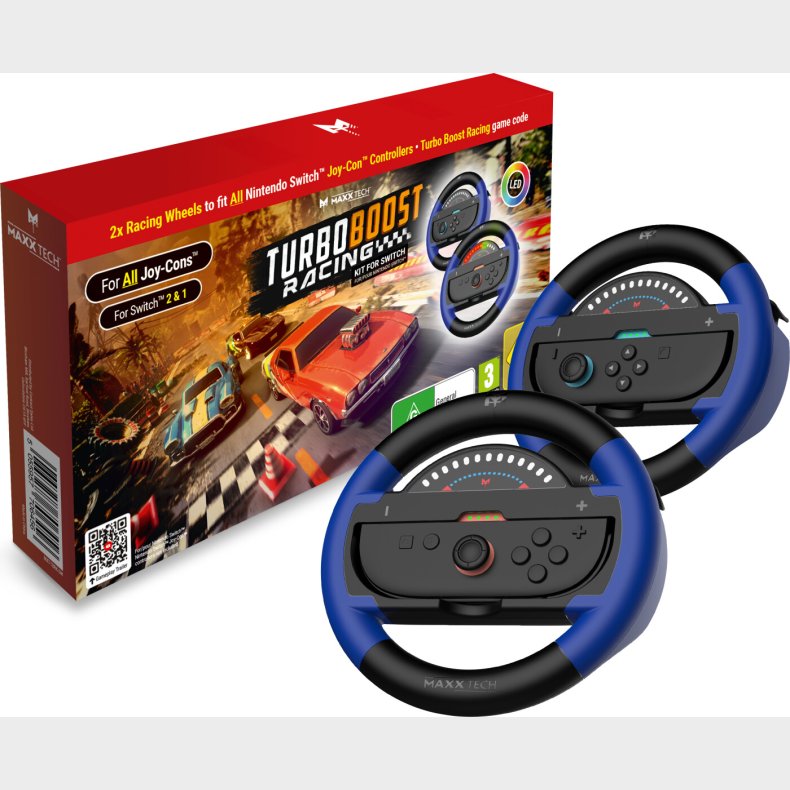 Maxx Tech - Turbo Boost Racing Kit - Nintendo Switch 1 & 2