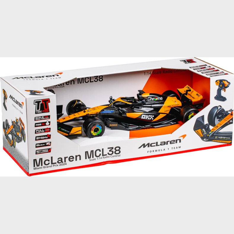 Mclaren F1 R/c 1:14, 2,4ghz - Tec-toy