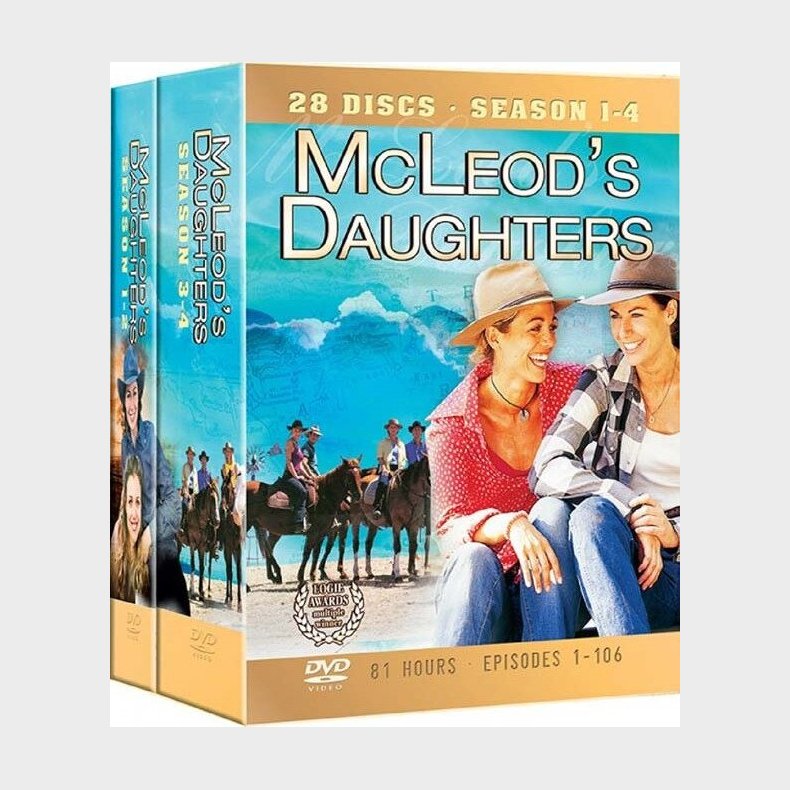 Mcleods D�tre - S�son 1-4 - DVD - Tv-serie