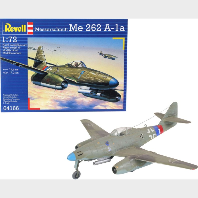 Revell - Me 262 A-1a Modelfly Bygges�t - 1:72 - 04166