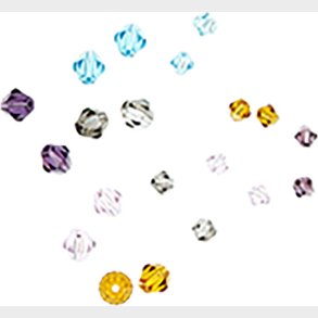 Me & My Box - Facetterede Glasperler 20 Stk