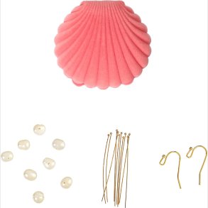 Me & My Box - Mini Smykke Kit reringe - Guldbelagt 18 Karat