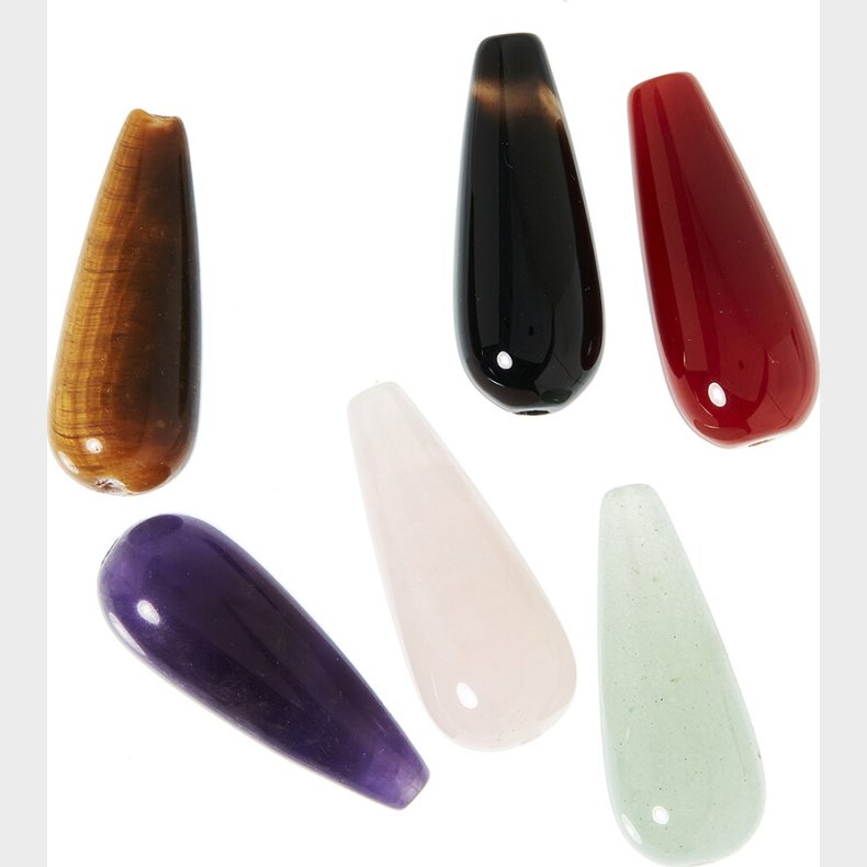 Me & My Box - Perler 6 Stk - Drber I Halvdelsten