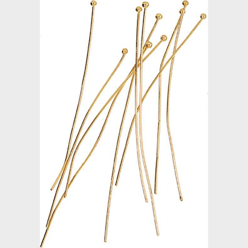 Me & My Box - Perlestave 10 Stk - Guldbelagt 18 Karat