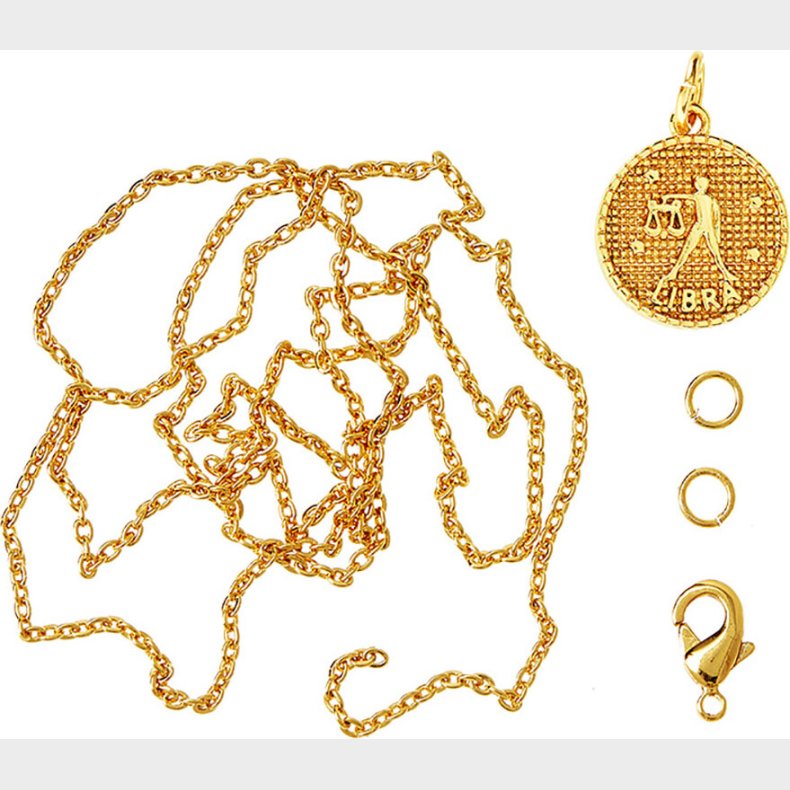 Me & My Box - Smykke Kit - Stjernetegn - Vgten - Guldbelagt 18 Karat