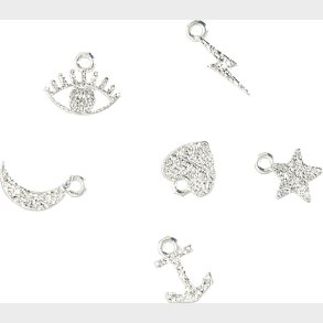 Me & My Box - Vedhng 6 Stk - Ikoner - Slvbelagt 925 Sterling