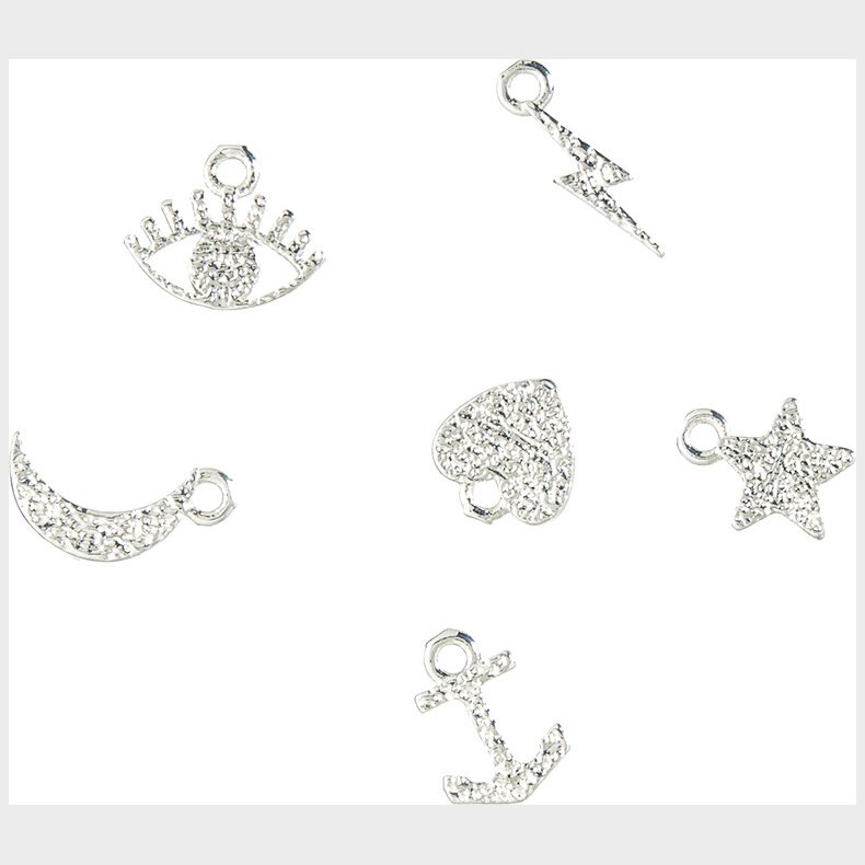 Me & My Box - Vedhng 6 Stk - Ikoner - Slvbelagt 925 Sterling