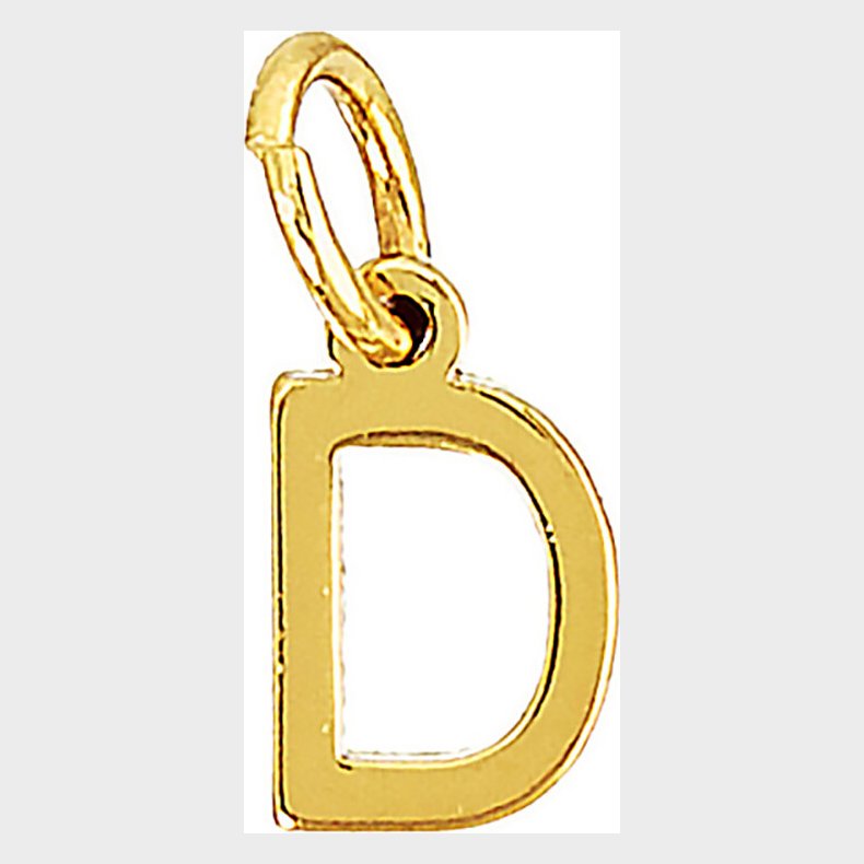 Me & My Box - Vedhng - Bogstav - D - Guldbelagt 18 Karat