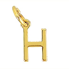 Me & My Box - Vedhng - Bogstav - H - Guldbelagt 18 Karat