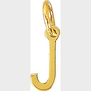 Me & My Box - Vedhng - Bogstav - J - Guldbelagt 18 Karat