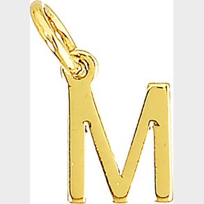 Me & My Box - Vedhng - Bogstav - M - Guldbelagt 18 Karat