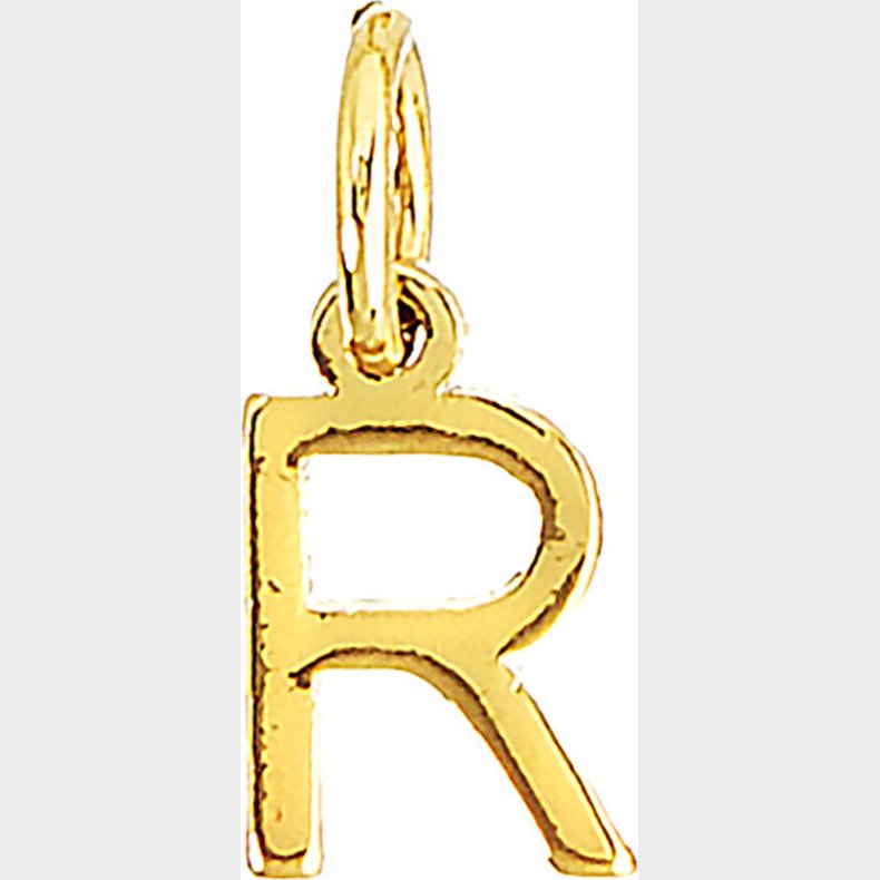Me & My Box - Vedhng - Bogstav - R - Guldbelagt 18 Karat
