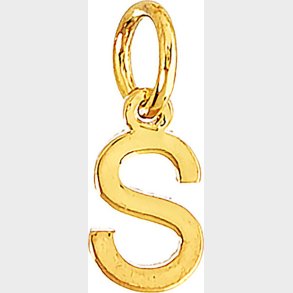 Me & My Box - Vedhng - Bogstav - S - Guldbelagt 18 Karat