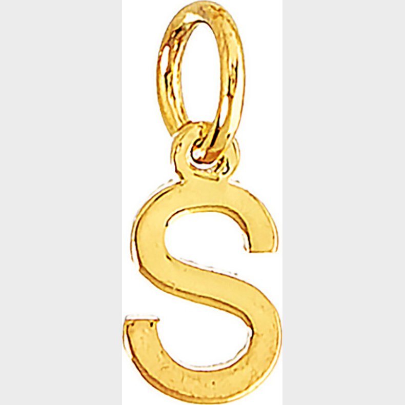 Me & My Box - Vedhng - Bogstav - S - Guldbelagt 18 Karat