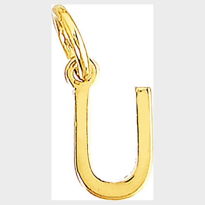 Me & My Box - Vedhng - Bogstav - U - Guldbelagt 18 Karat