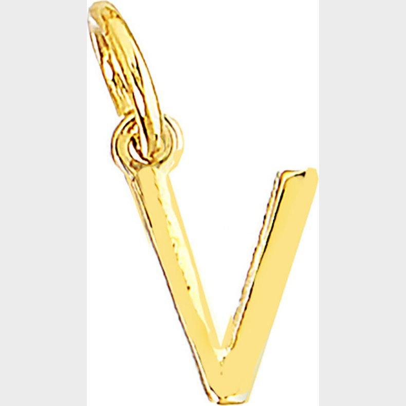 Me & My Box - Vedhng - Bogstav - V - Guldbelagt 18 Karat