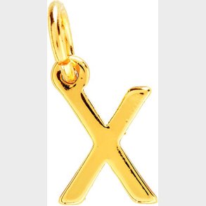 Me & My Box - Vedhng - Bogstav X - Guldbelagt 18 Karat