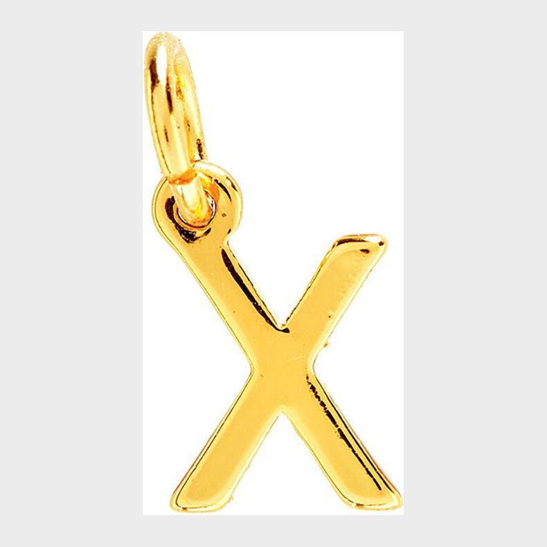 Me & My Box - Vedhng - Bogstav X - Guldbelagt 18 Karat