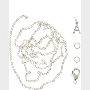 Me & My Box - Vedhng Diy St - Bogstav - A - Slvbelagt 925 Sterling