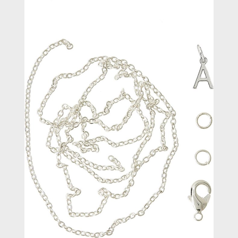 Me & My Box - Vedhng Diy St - Bogstav - A - Slvbelagt 925 Sterling