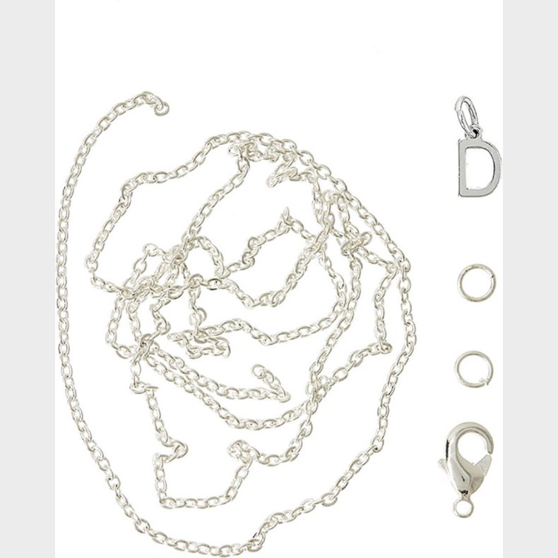 Me & My Box - Vedhng Diy St - Bogstav - D - Slvbelagt 925 Sterling