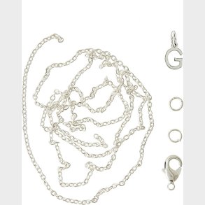 Me & My Box - Vedhng Diy St - Bogstav - G - Slvbelagt 925 Sterling