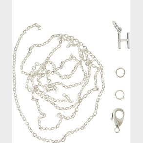 Me & My Box - Vedhng Diy St - Bogstav - H - Slvbelagt 925 Sterling