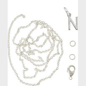 Me & My Box - Vedhng Diy St - Bogstav - N - Slvbelagt 925 Sterling