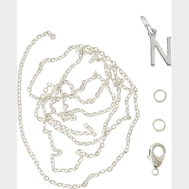 Me & My Box - Vedhng Diy St - Bogstav - N - Slvbelagt 925 Sterling