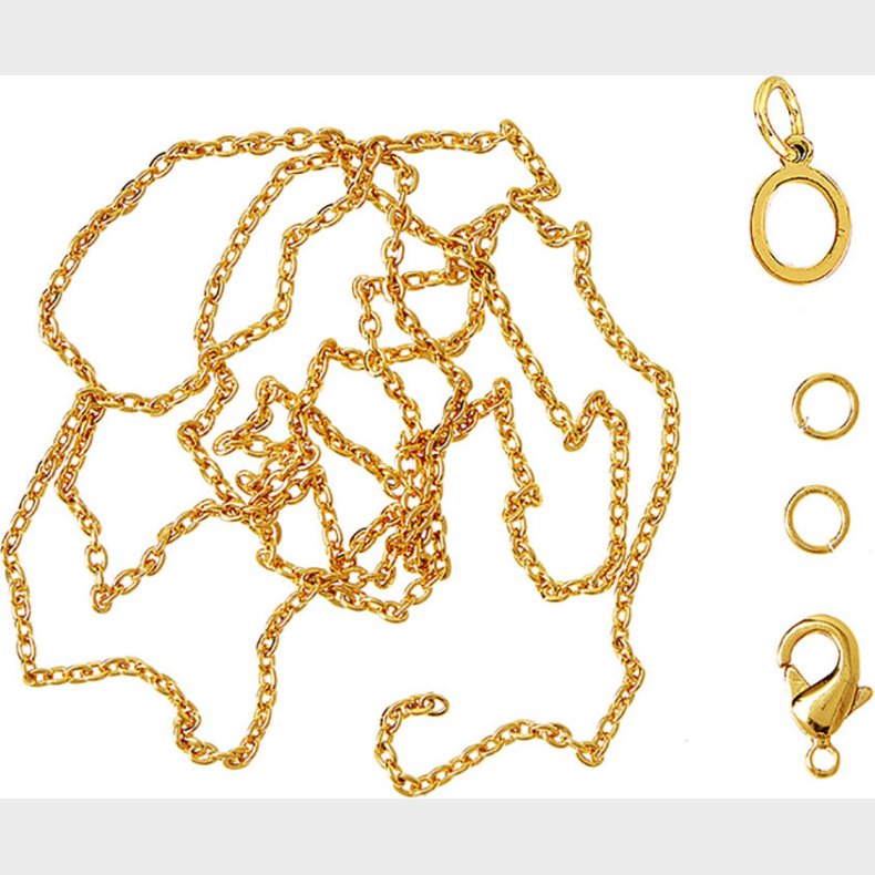 Me & My Box - Vedhng Diy St - Bogstav - O - Guldbelagt 18 Karat