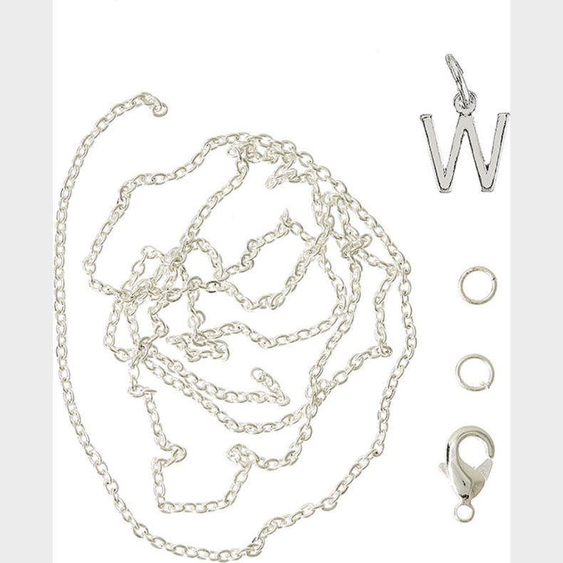Me & My Box - Vedhng Diy St - Bogstav - W - Slvbelagt 925 Sterling