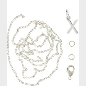 Me & My Box - Vedhng Diy St - Bogstav X - Slvbelagt 925 Sterling