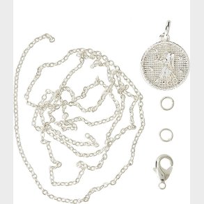 Me & My Box - Vedhng Diy St - Stjernetegn - Jomfruen - Slvbelagt 925 Sterling