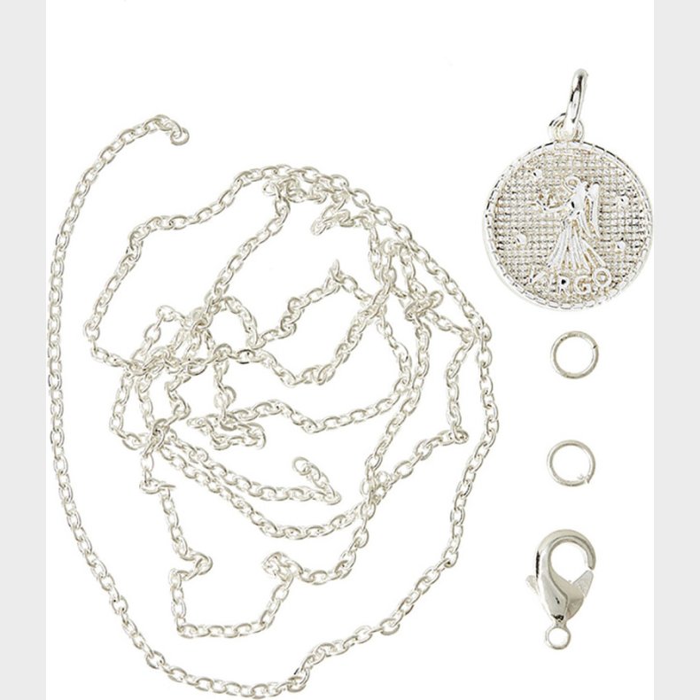 Me & My Box - Vedhng Diy St - Stjernetegn - Jomfruen - Slvbelagt 925 Sterling