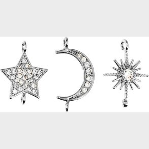 Me & My Box - Vedhng - Sol Mne Stjerne - Slvbelagt 925 Sterling