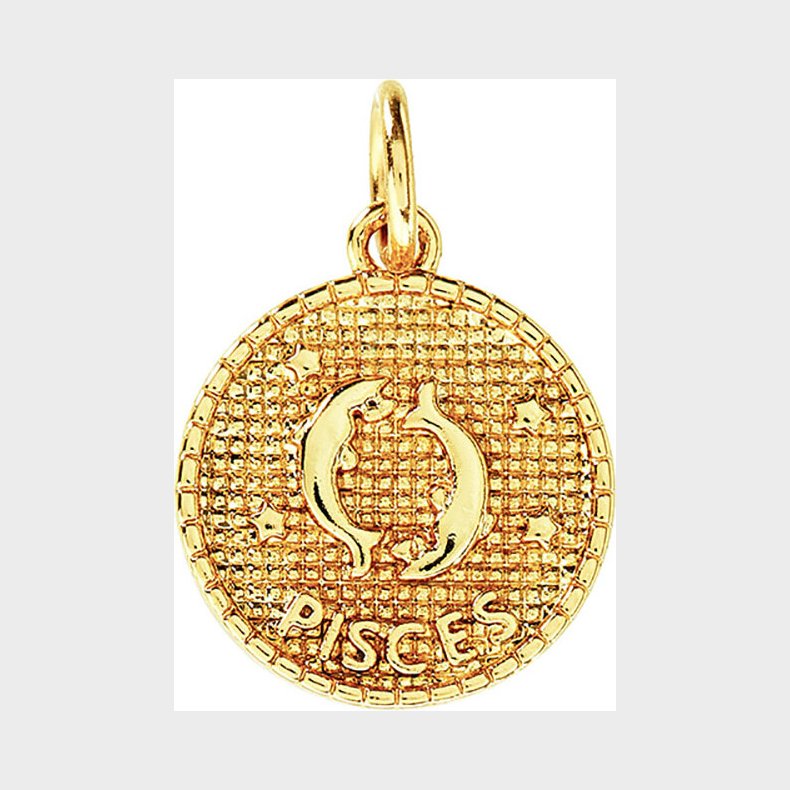 Me & My Box - Vedhng - Stjernetegn - Fisken - Guldbelagt 18 Karat