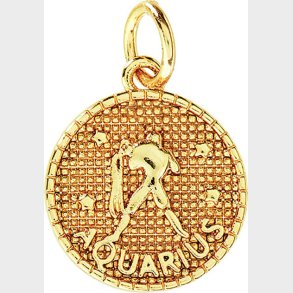 Me & My Box - Vedhng - Stjernetegn - Vandmanden - Guldbelagt 18 Karat