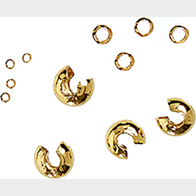 Me & My Box - Wireklemmer Og Knudeskjulere 12 Stk - Guldbelagt 18 Karat